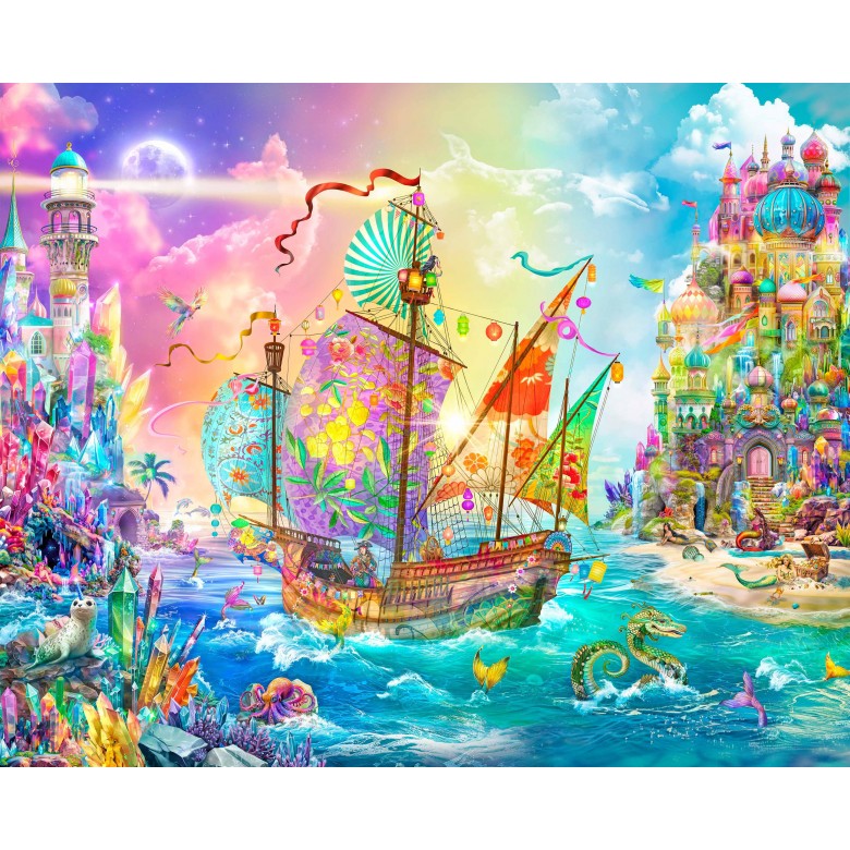 Michael Miller Divine Oceania Collection | Mermaid Fabric | Sew Jersey