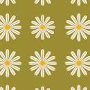 Art Gallery Fabrics Floral Blossom Choose Happy Olive in Canvas - C90706a