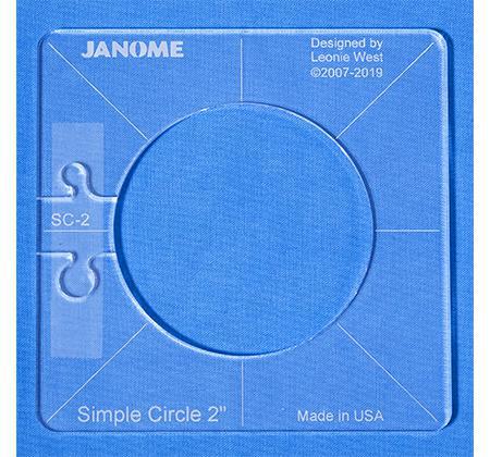 Janome Sew Comfortable - Simple Circle - 2"