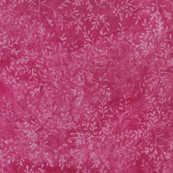 Island Batiks - Wild Blooms Mini Springs Pink Raspberry 122209145