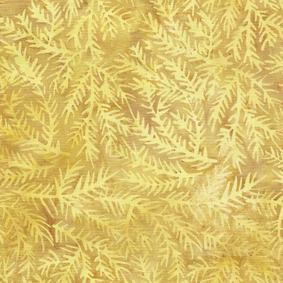 Island Batiks Sprig-Yellow Amber 122224230