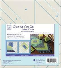 Quilt as You Go - Morning Blend Table Runner | Sewjersey.com