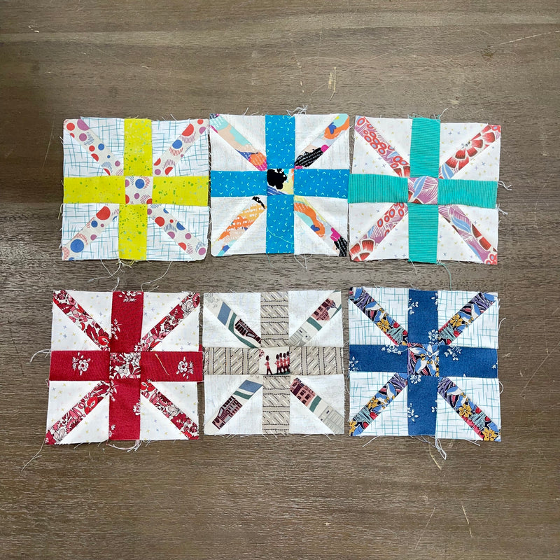 Jen Kingwell Long Time Gone Sew Along - Crosses of UK Blocks