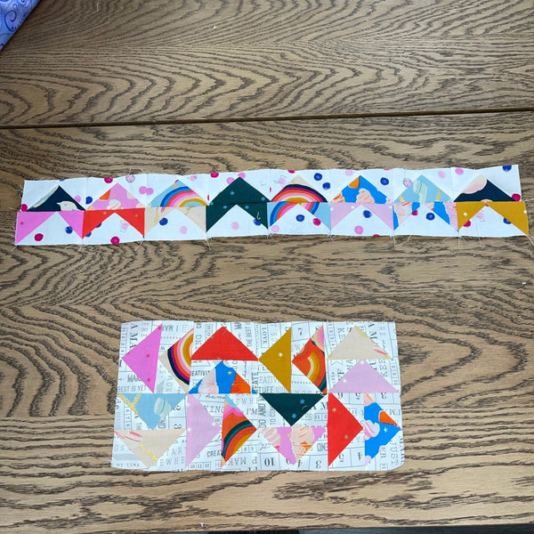 Long Time Gone Sew Along: Flying Geese Block 2 and 3
