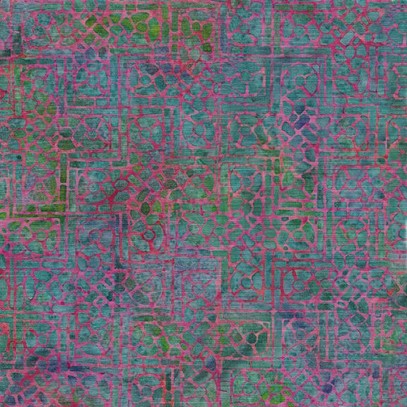 Island Batik Cross-Multi Pink Red Vibes 122253815 - Sewjersey.com