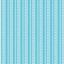 Kanvas Snow Place like Home Arctic Stripe Aqua - 09867 05 - Sewjersey.com