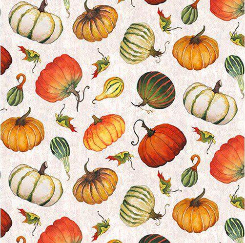Blank Quilting Fall Delight by Elizabeth Medley - Tossed Mini Pumpkins 1529 41 - Sewjersey.com