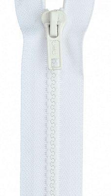 Coats and Clark Separating Sport Zipper White 30" F43 30 1