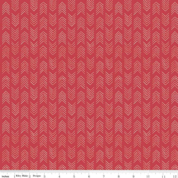 Riley Blake Designs Indigo Garden by Heather Peterson - Arrows Rouge - C11278-ROUGE