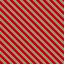 Oasis Fabrics Noel Diagonal Stripes Cotton Red - OA595341
