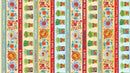 Michael Miller Nonna's Table Harvest Bands Stripe Multi DDC12901-MULT-D