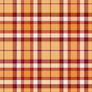 Camelot Fabrics Pumpkin Patch Keeper Harvest Plaid Orange 49250105-01 100% Cotton Fabric 44/45" wide