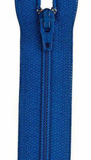 Coats and Clark All Purpose Polyester Zipper Yale Blue 14" (36 cm) F72/14/9 - Sewjersey.com