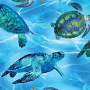 Kanvas Studio Oceana by Greta Lynn - Sea Turtle Haven Ultra Blue - 12538 52 - Sewjersey.com