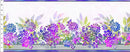 Garden of Dreams II - Border Purple 1JYR-2 - Sewjersey.com