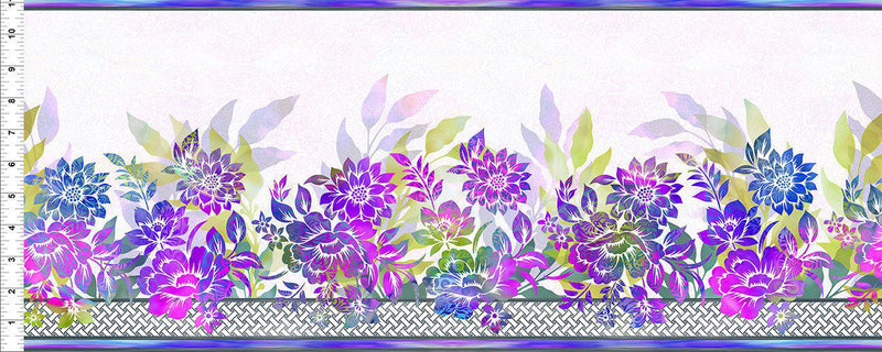 Garden of Dreams II - Border Purple 1JYR-2