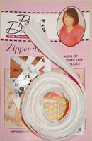 White Zipper Tape