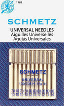 Schmetz Universal Assorted Needles 10 Pack Sizes 70/10, 80/12, 90/14 - 1789 - Sewjersey.com