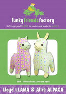 Lloyd Llama & Alice Alpaca Funky Friends - Sewjersey.com