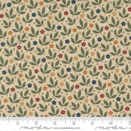 Moda Fluttering Leaves Kansas Troubles Late Bloomers Small Floral Beechwood 9734 11