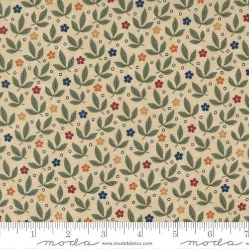 Moda Fluttering Leaves Kansas Troubles Late Bloomers Small Floral Beechwood 9734 11