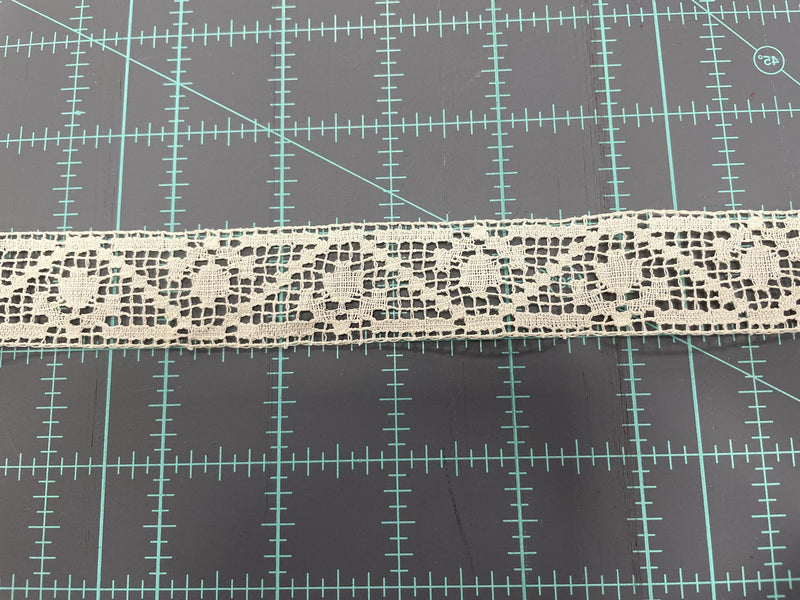 Ivory Lace Trim 1" Wide - Sewjersey.com