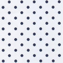 Spechler-Vogel Textiles Wide Navy on White Dots Cotton - 0713-ROYAL - Sewjersey.com