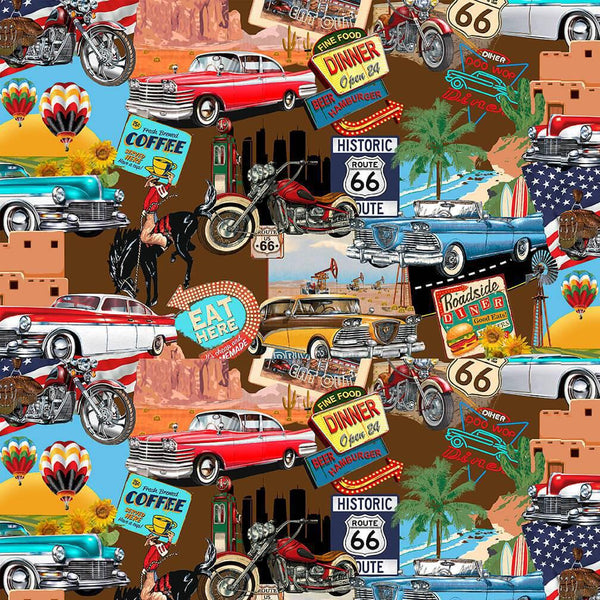 Blank Life's a Kick... Scenic Route 66 - Brown - 1662 39