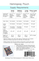 Hemingway Pouch CEN101 - Sewjersey.com