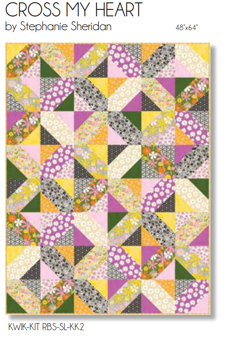 RB Studios Cross My Heart Kwik Kit Quilt Kit - RBS-SL-KK2
