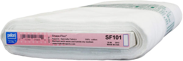 Pellon SF101 Shape-Flex® Cotton Woven Fusible Interfacing 20" - Sewjersey.com