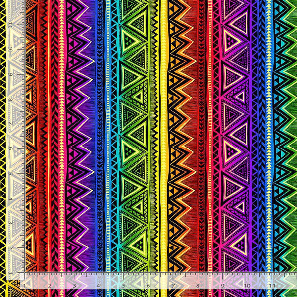 AFRICAN TRIBAL STRIPES KENTA-CM2045  MULTI