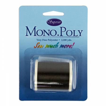 Superior MonoPoly Invisible Polyester Thread - Smoke
