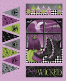 Simply Wicked Fabric by Marcus Fabrics 36" PANEL R401980P  MULTI