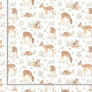Dear Stella Fabrics ABCS of LOVE GENTLE HERO STELLA-DNS3673  WHITE