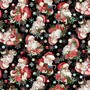 Henry Glass Sweet Christmas Memories Santa Toss 3819-99 Black