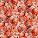 Michael Miller Fabrics Flamingo Grace Plumage Parade Multi DDC12917-MULT-D