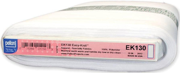 Pellon Easy-Knit, White By the Yard (20 inches wide) - Sewjersey.com