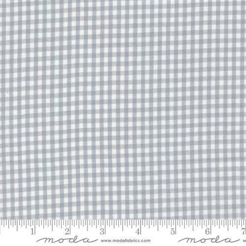 Moda Panache Wovens - White Gray Check 12218 32 - Sewjersey.com