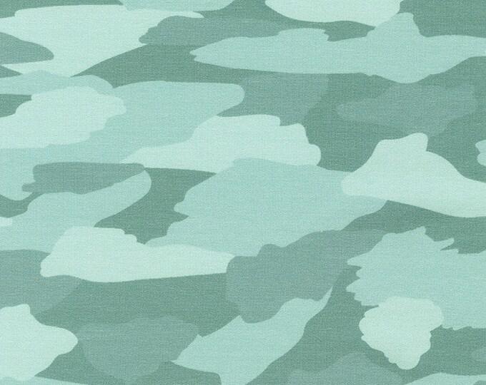 Robert Kaufman Trainers French Terry Prints - Camouflage Cloud - SRKDK-21054-216 CLOUD - Sewjersey.com