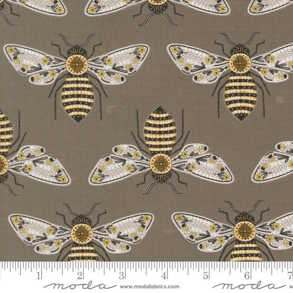 Moda Bee Garden Metallic Slate 48411 20M