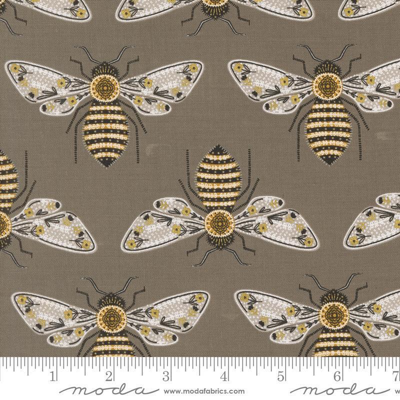 Moda Bee Garden Metallic Slate 48411 20M