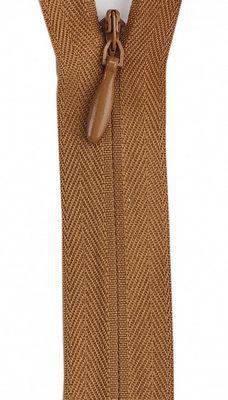 Coats and Clark Invisible Zipper 12-14 In Golden Tan - F.84-14-8140 - Sewjersey.com