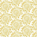 Studio e Simply Gold - Gold Metallic FLowers - 6312M 40 - Sewjersey.com