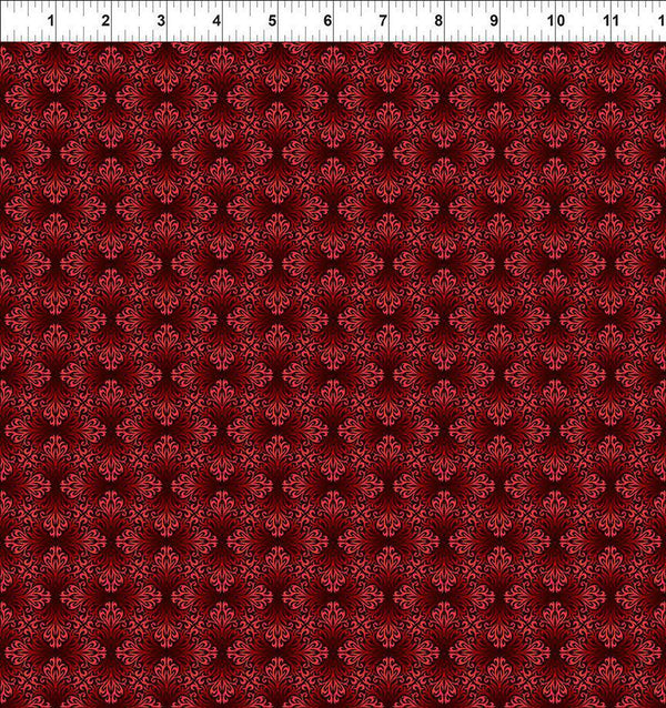 Nature's Winter - 7NW-1 Winter Tonal - Red Jason Yenter 2023 Christmas Fabric