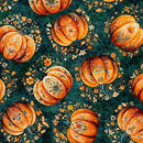 QT Fabrics Harvest Hollow Tossed Pumpkins 31985-Q