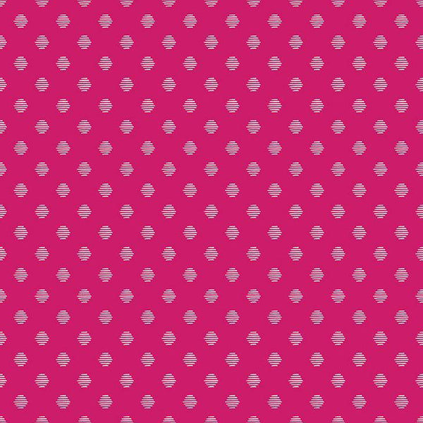 Riley Blake Designs Eden by Gabrielle Neil - Hexagons Magenta - C12925 MAGENTA