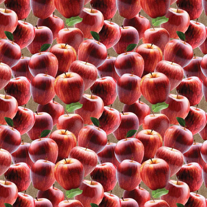 Apple Orchard Collection-Red Delicious-100% Cotton-Red-21231104-01