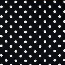Spechler-Vogel Textiles White on Black Polka Dots Cotton - 0961-BLACK