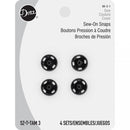 Dritz Sew-On Snaps Black Size 3 4 Pack 80-3-1 - Sewjersey.com